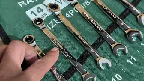 Chave Catraca 14 Peças em funcionamento